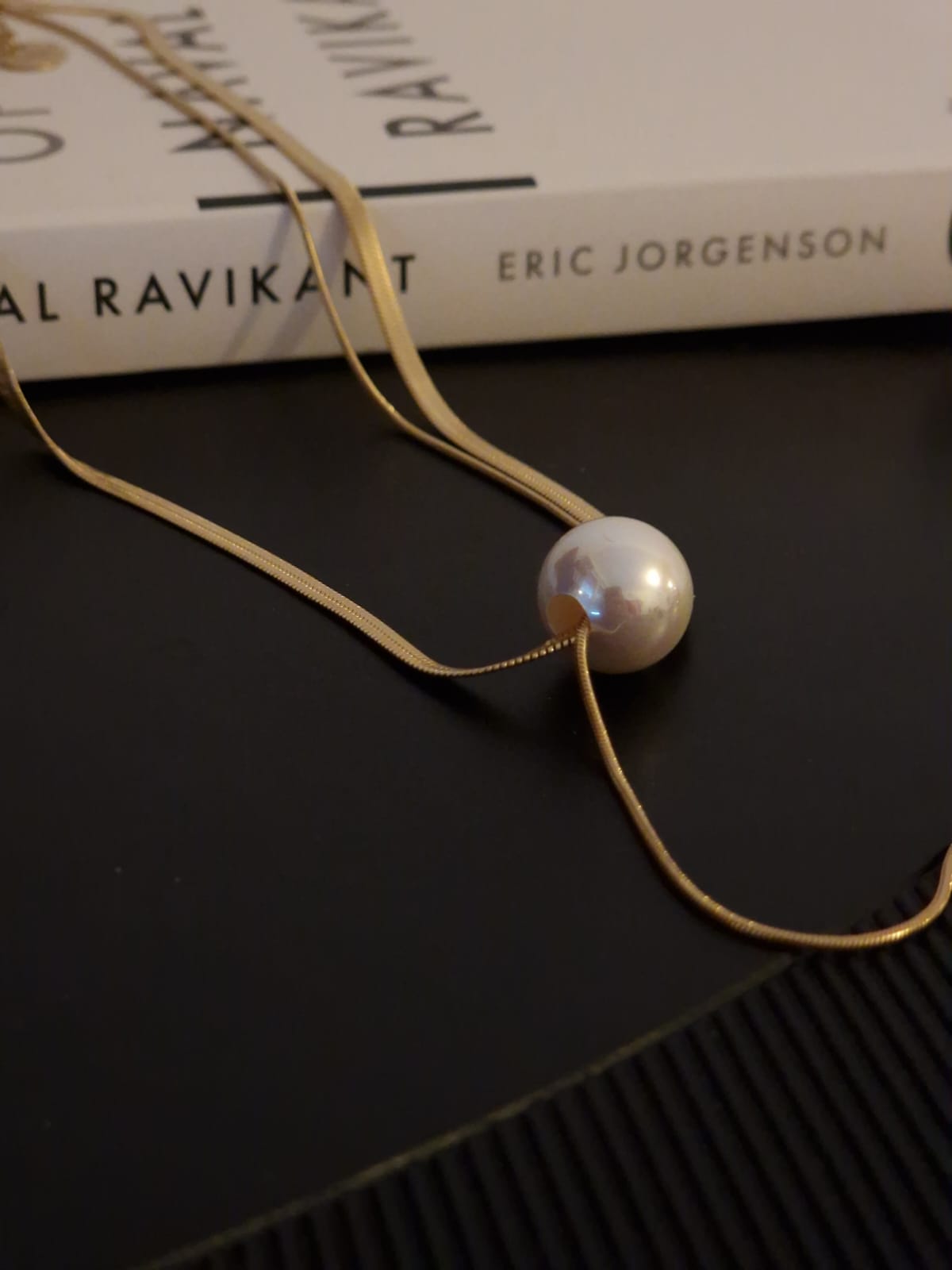 Snake chain gold-plated necklace for women
