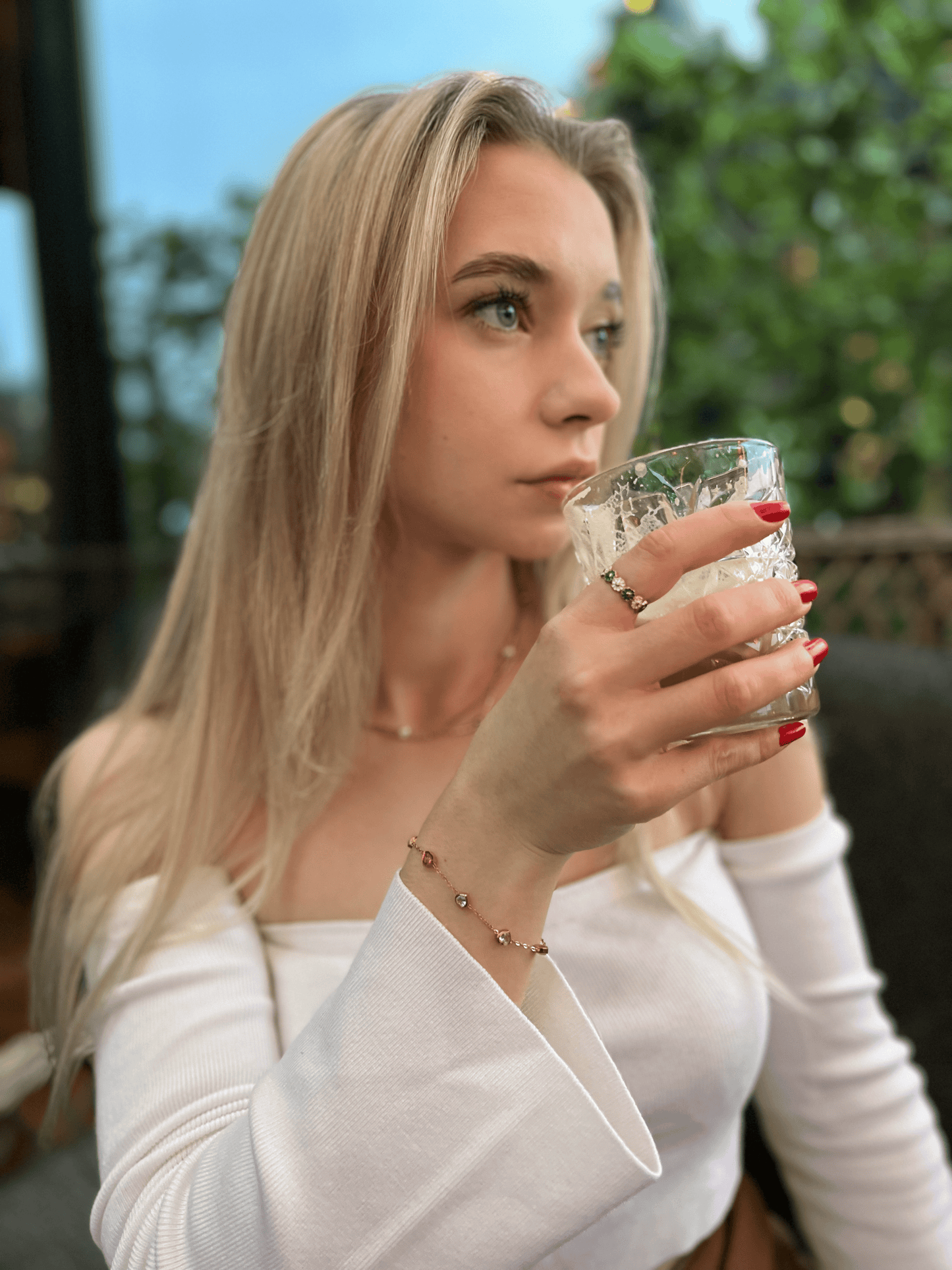 Miamor Herzarmband 18K vergoldet mit Zirkonia