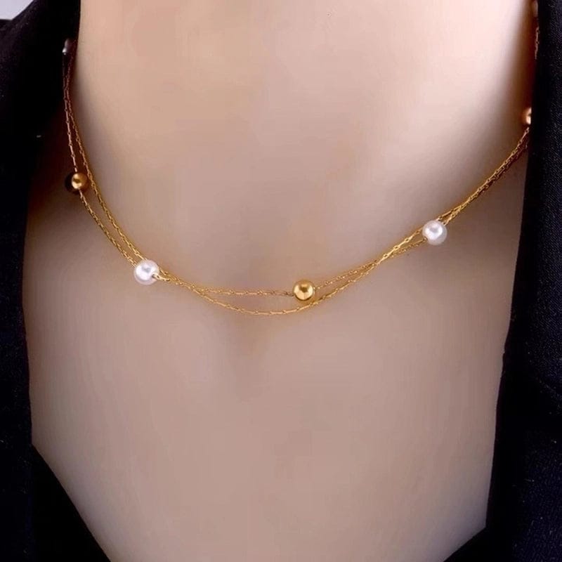 Penina Perlenkette vergoldet Damen Schmuck