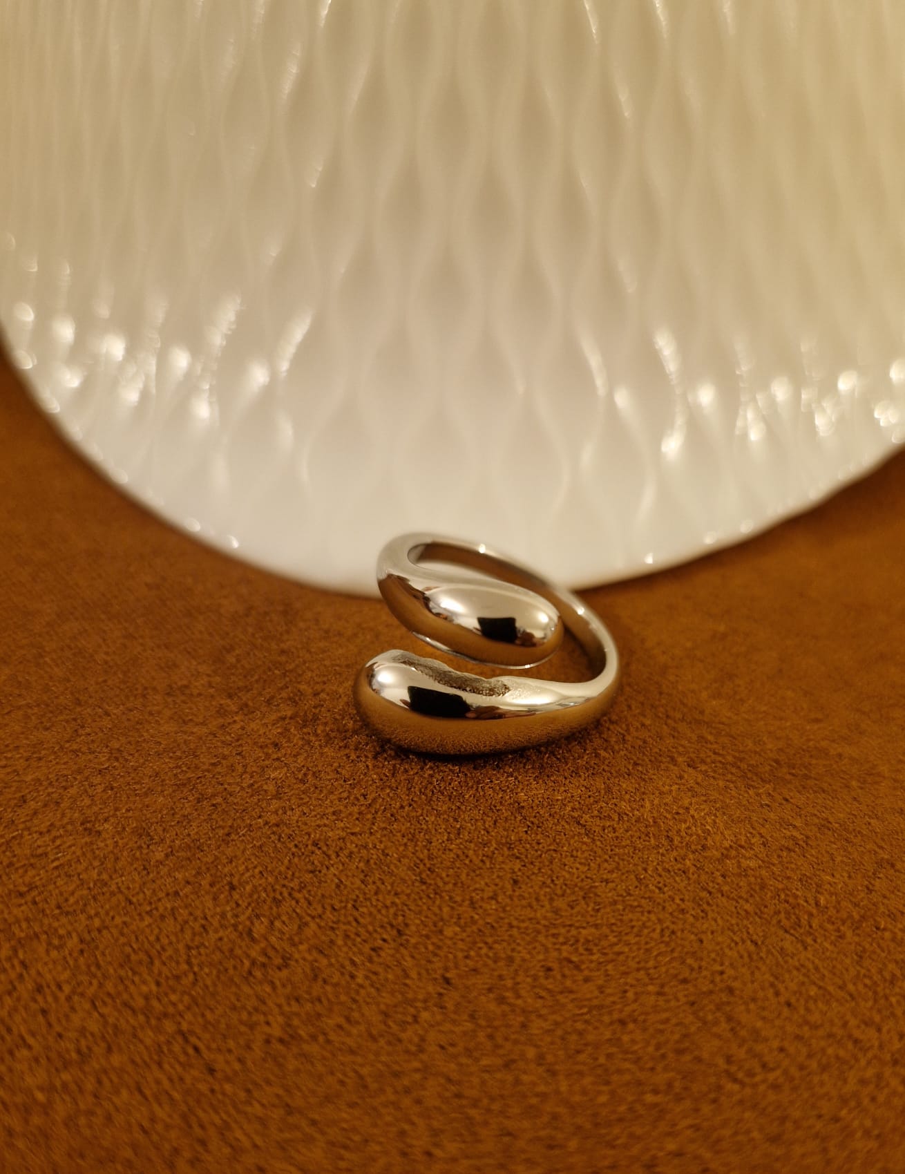 Offener verstellbarer Ring modern minimalistisch